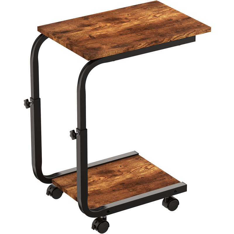 Isabeth C Table End Table, Brown/Black