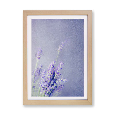 Pretty Purple Lavender - Framed Print