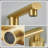 Brushed Gold 3-Hole Low-Arch 8 Inch Widespread Bathroom Faucet, Vanity Sink Faucet With Metal Pop Up Drain Assembly And Water Supply Lines For Lavatory-119318194