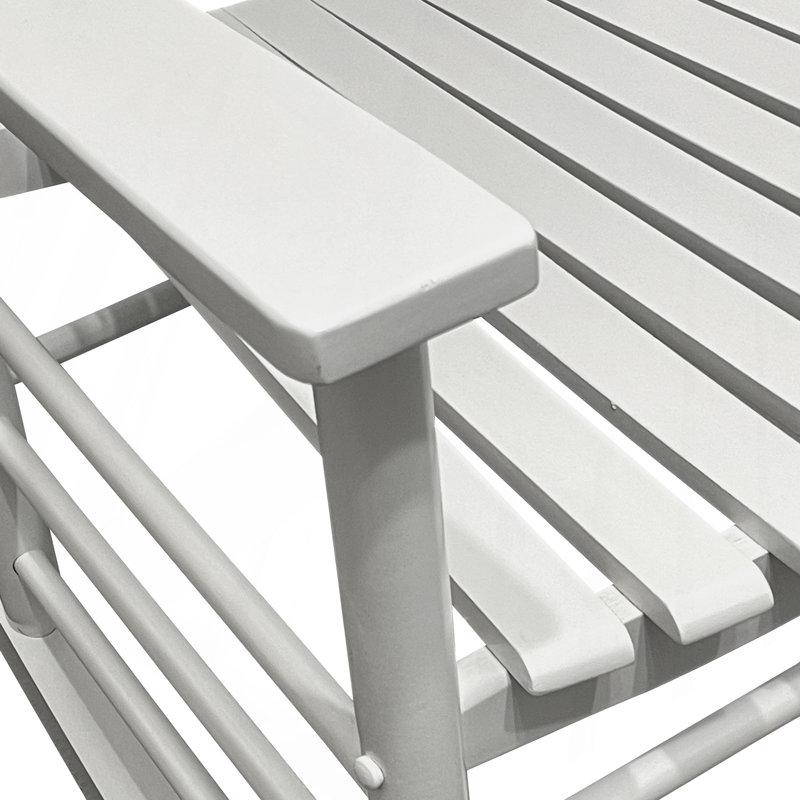 Chaise berçante balcon pour adulte - blanc, Blanc