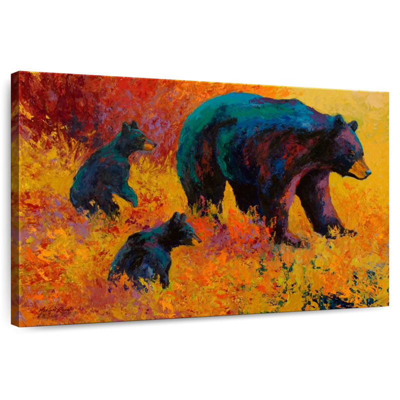Brampt Double Trouble Black Bear, 32" H x 48" W