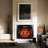 33" Infrared Electric Fireplace Insert With Removable Trim - Home Heating Appliance For Warmth Smokeless Firebox & Crackling Sound Adjustable Flame Brightness Levels 1500W Heat, 5018 /H Covers 400