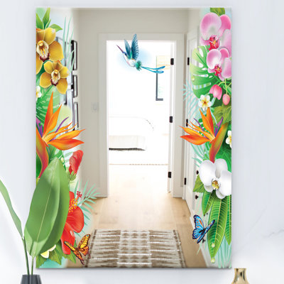 Miroir d'appoint tropical tropical