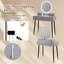 Ensemble de coiffeuse avec miroir-432870258