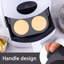 Moule à muffins en silicone avec poignées, moule antiadhésif pour œuf pour congélateur au four à micro-ondes