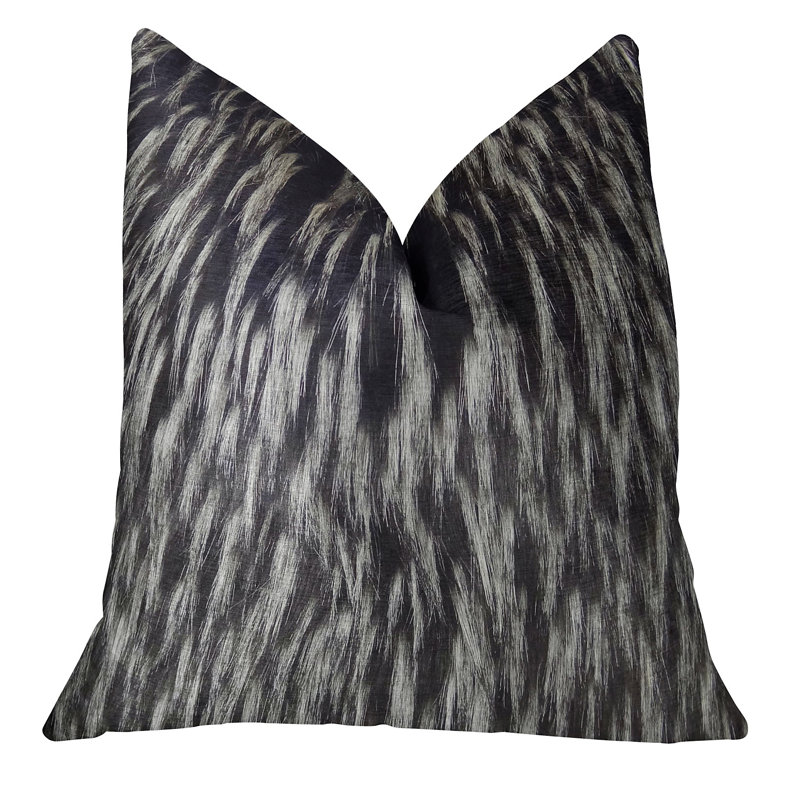 Coussin de luxe fabriqué à la main Wolf lover, 20 po x 36 po, Coussin lombaire