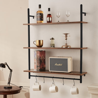 3 Piece Square Floating Shelf