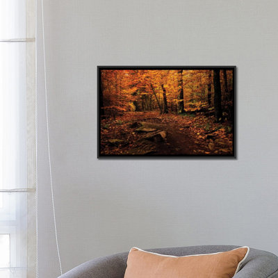 «Autumn Path» par Nathalie Mikaels - Impression sur toile