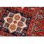 Tapis rouge / ivoire en laine noué à la main 9 pi x 12 pi 10 po Abbigail Southwestern