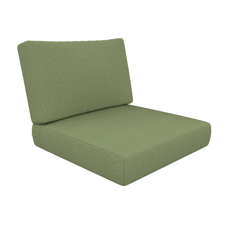 Coussin de siège extérieur Amala Sunbrella®, Toile fougère Sunbrella®, L 28,5 po x P 28,5 po