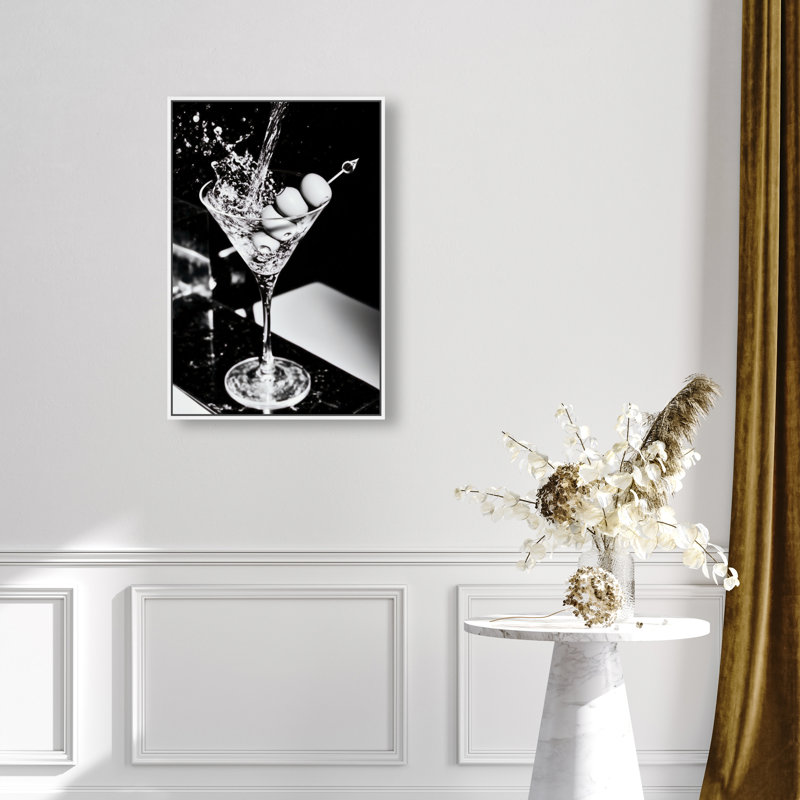 Chill Time III Print by Oliver Gal, 25"H x 17"W, White Floater Frame