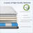 Mattresses: 12 Inch Queen Hybrid Mattress with Individually Pocketed Innerspring, Medium Firm | Ivory | Foam+Spring-1412062732-1412062730