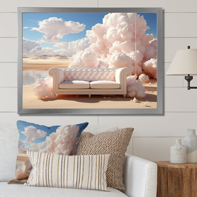 Marshmallow Mirage Fluffy Cloud sur toile