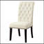  Ensemble de 2 chaises d'appoint capitonnées-1214895520