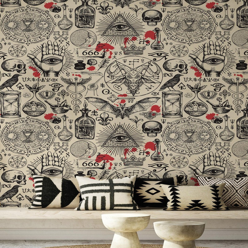 Occult Archive, 138" L x 105.96" W