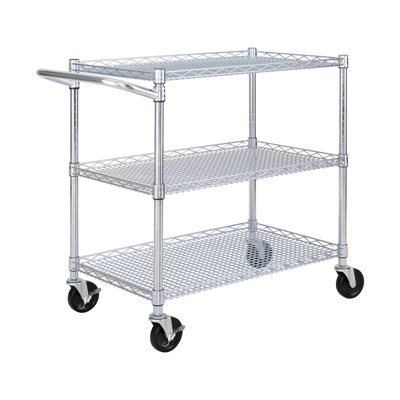 Chariot utilitaire avec roues certifié NSF