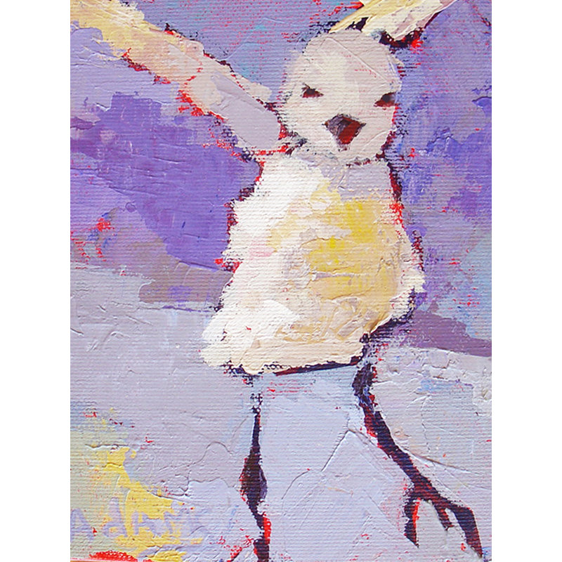 Dancing Baby Plover Print by Phyllis Adams, 31.25" H x 25.25" W