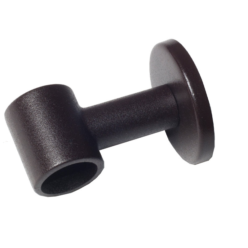 Alma 100% Stainless Steel Mounting Bracket, Brown, 1.56" H x 0.75" W x 0.39" D