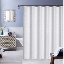 HOMERRY 72W x 78L with Snap-in Liner, Water Resistant Fabric Shower  Curtains for Bathroom, Gray, 1 Set 