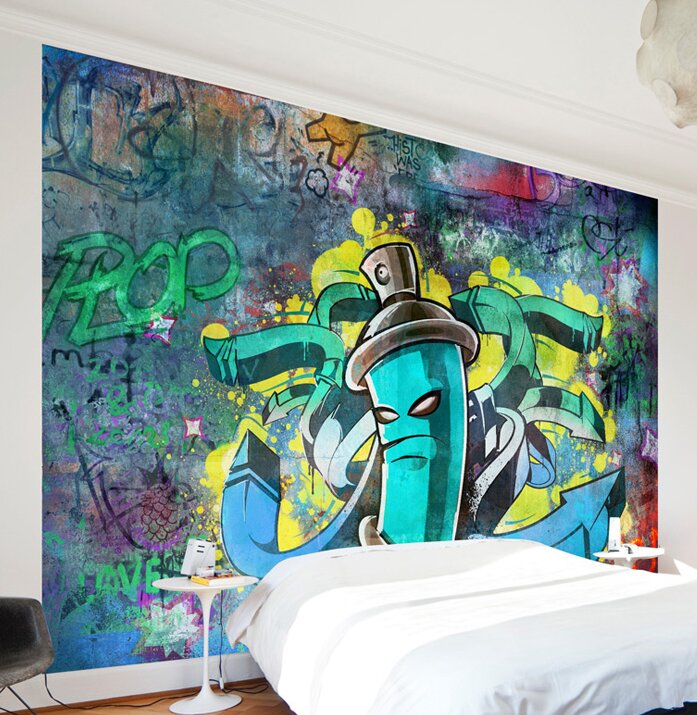 Glatte Fototapete Graffiti Maker 2,1 m x 300 cm