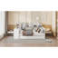 Lit de jour en bois double avec 3 tiroirs, ports USB et bureau, blanc-1670611331-1670611333