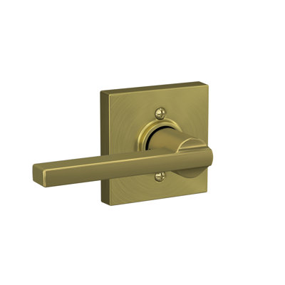 Satin Brass Door Lever