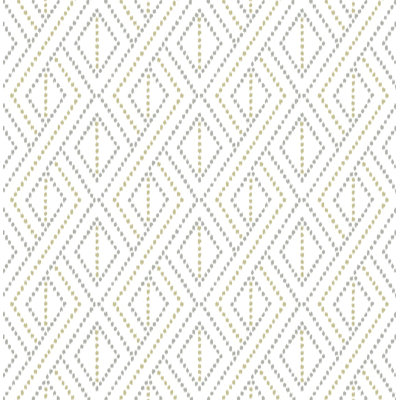 Luxe Haven Boho Grid  9' L x 20.5"" W Peel and Stick Wallpaper Roll