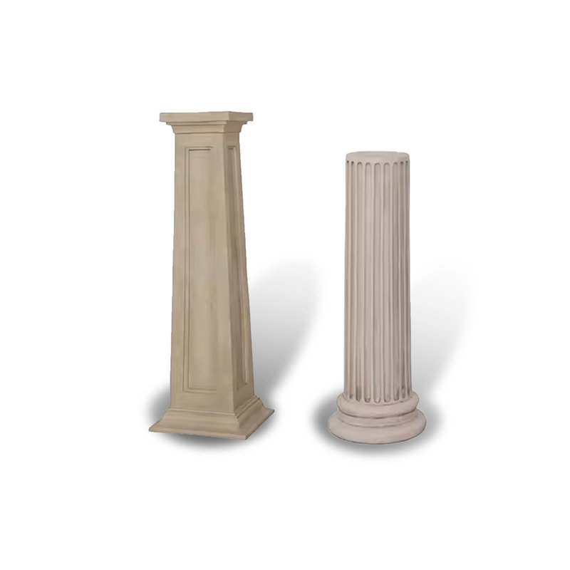Sculpture colonne française romaine en résine
