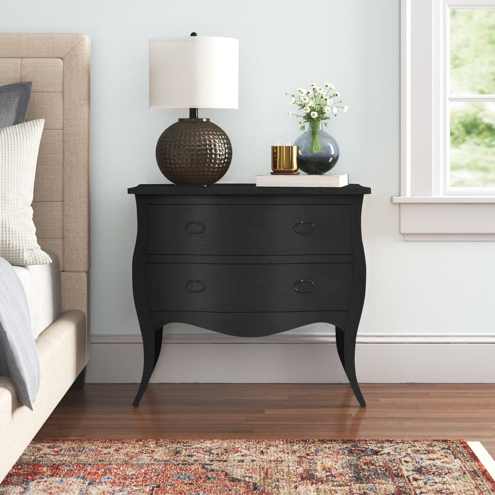 Frida Accent Chest, Black