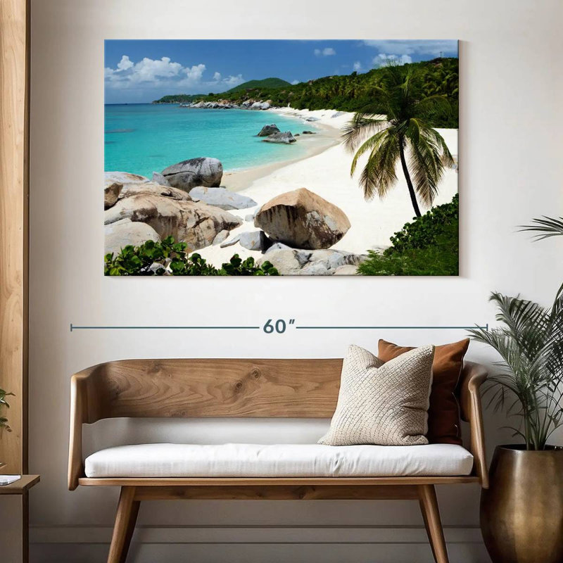 Paysage marin Gillard, H 34 po x l 51 po