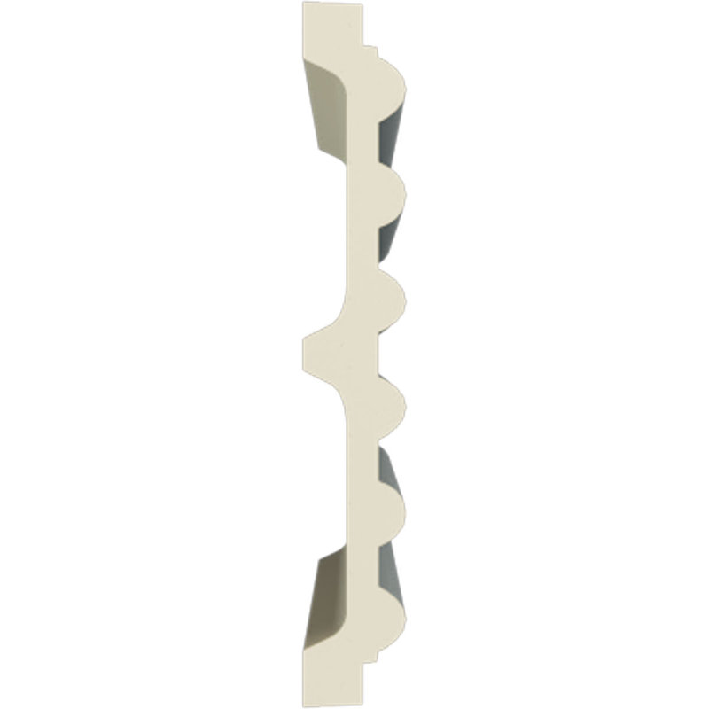 Gray Urethane Reeded Casing Set of 8