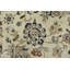 Tapis oriental fin en laine blanche noué à la main 9 pi x 12 pi 4 po Fine