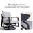 Aluminum Frame 2 Swivel Chairs