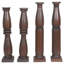 Bougeoir en bois massif 36 po H