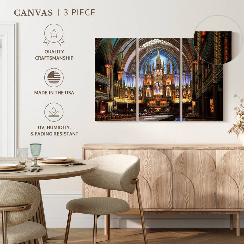 Adella Notre Dame Montreal Cathedral, 28" H x 45" W