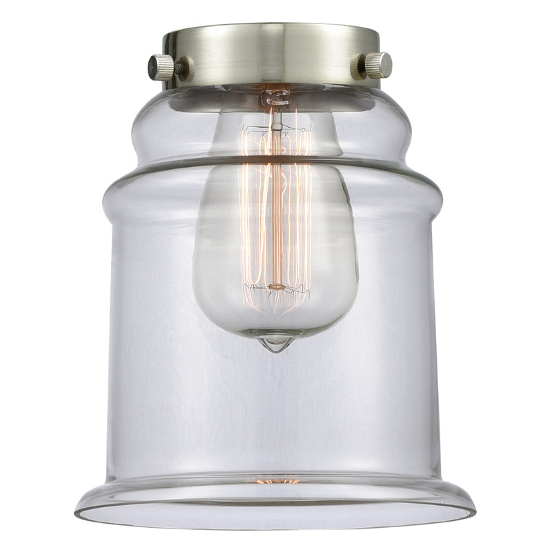 Franklin Restoration - Alvi - Mini-luminaire suspendu à 1 lumière - Interrupteur marche / arrêt - Ampoule DEL, Clair
