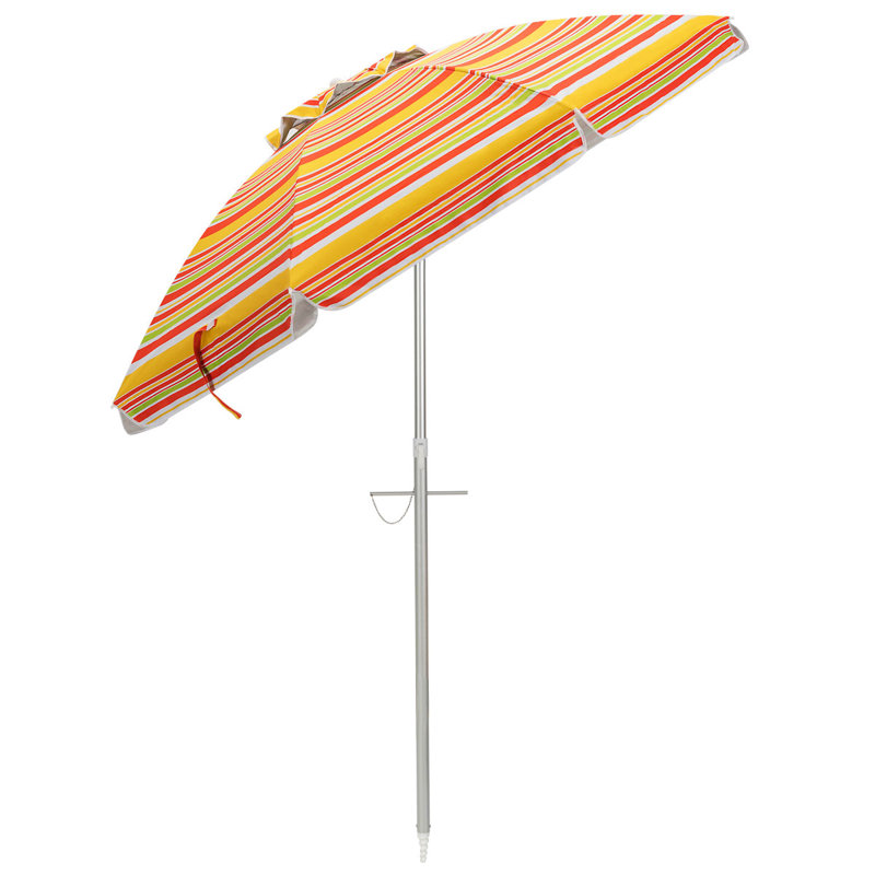 Bodkin 98cm Beach Parasol, Orange/Yellow