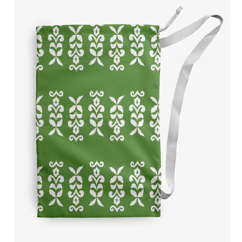 Sac à linge Monogram, Vert, Petit (H 29 po x l 18 po)