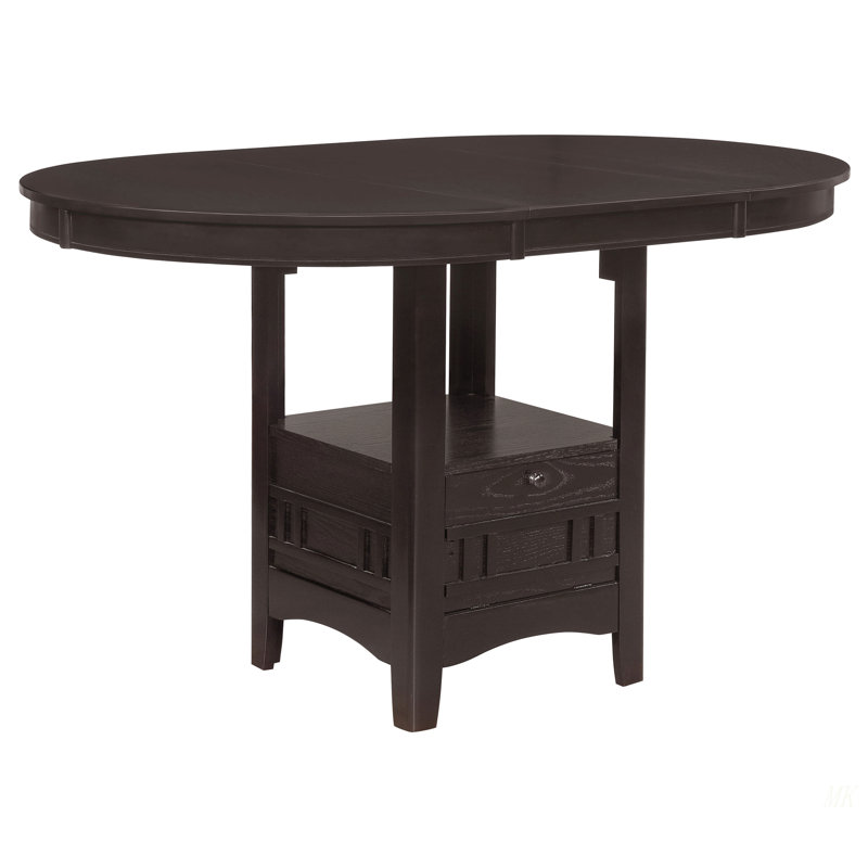 Hester Espresso Extension Counter Dining Table, Espresso
