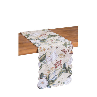 Garden Images Reversible Table Quilted Runner