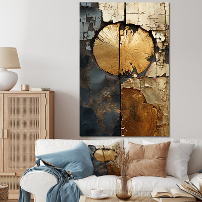 Abstract Graceful woodland  charm IV - Abstract Large Wall Art