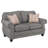 Baskerville Fabric Sofa & Loveseat Set, Gray
