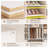 46 Pairs Wide Entryway Shelf for Shoes, tall  Heals and boots-1877728869
