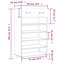 10 Pair Shoe Storage Cabinet-498031449
