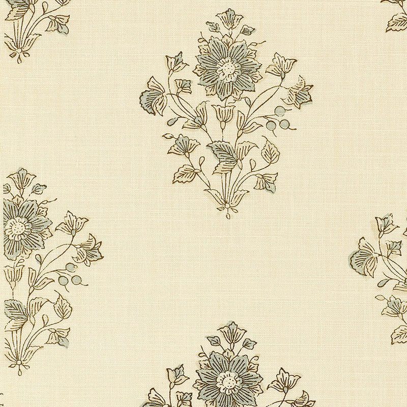 Tissu Beatrice Bouquet, Minéral