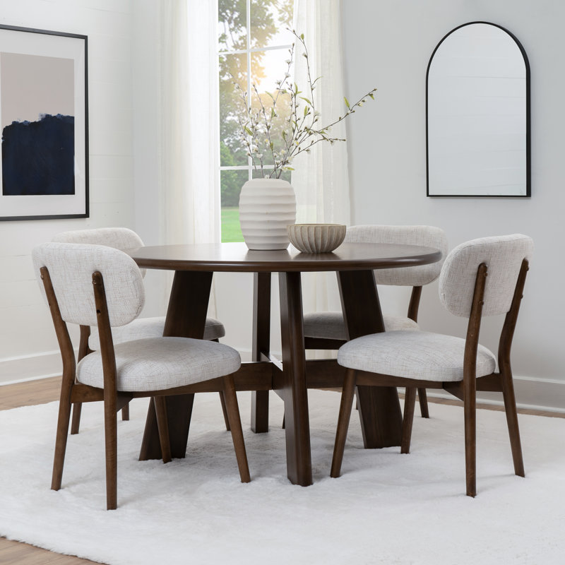 Cloyse Brown 5pc Dining Set