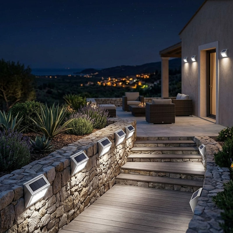 Natural Solar Powered Deck Light