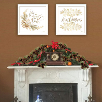Stunning Wall Art For Bedroom. Golden Merry Christmas White Framed. Wood+Paper. 13.98 In Depth, 2 Width, Height, 3.98 Lb Weight Decorative Home. Theme. Wood+Paper, 14X2x14 In, 4 Lb. Add Style To