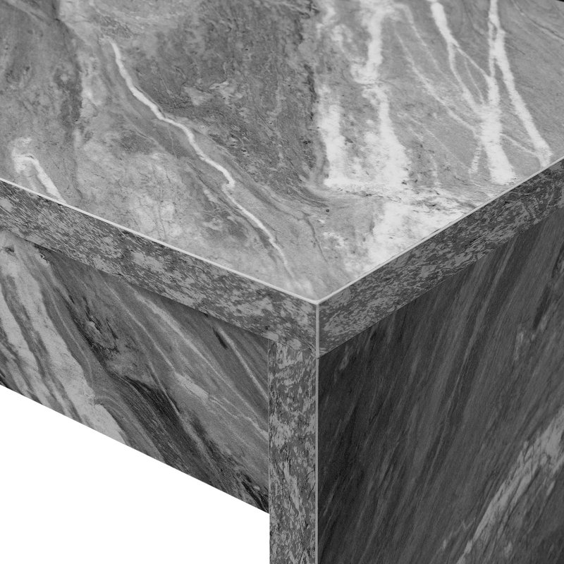 Console Brene, Faux-marbre gris