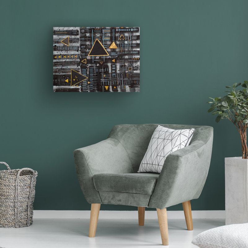 Lori Arbel «Intersection», art sur toile, H 14 po x l 19 po